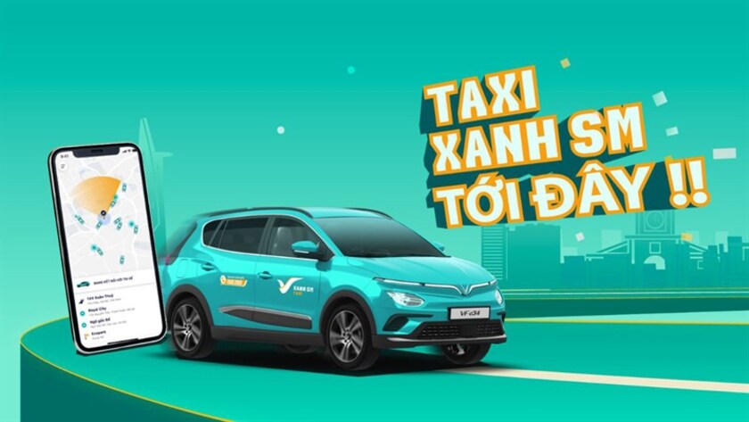 Taxi Xanh SM GSM Vinfast